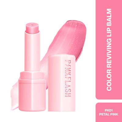 Pinkflash Color Reviving Lip Balm-Hot Pk01 Petal Pink 2.8 gm - Lip Balms