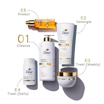 Dove Peptide Bond Strength Shampoo 650 ml - Shampoos