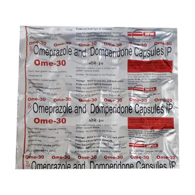 OME 30 Capsule 15's - Ulcer/Reflux/Flatulence-Aaa