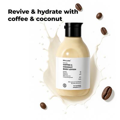 Brillare Coffee & Coconut Body Lotion For Energized & Moisturised Skin 200 ml - Lotions & Creams