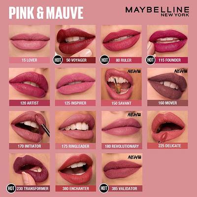 Maybelline New York Super Stay Matte Ink Liquid Lipstick, 25 Heroine 5 ml - Lipsticks