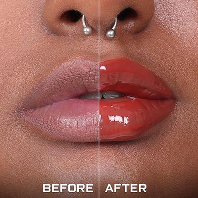 Kiro Ceramide Drip Tinted Lip Glaze Rich Pecan (Brick Red) 13 gm - Lip Balms