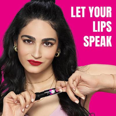 Elle 18 Colour Pop Matte Lipstick, W15, Winter Berry 4.3gm - Lipsticks