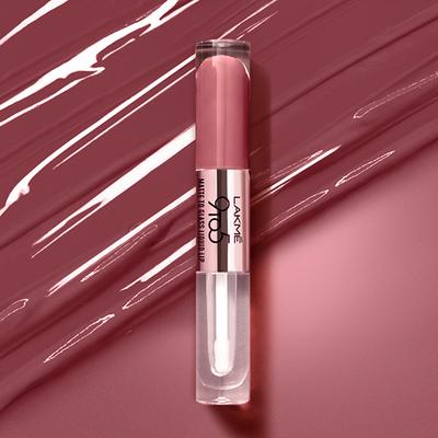 Lakme 9 to 5 Matte to Glass Liquid Lip - Vintage Red 7.6 ml - Liquid Lipsticks