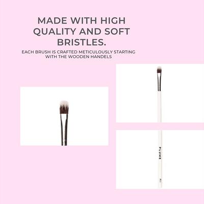 Plume P11 Flat Synthetic Cut Crease Eye Brush 1's - Eye Brush