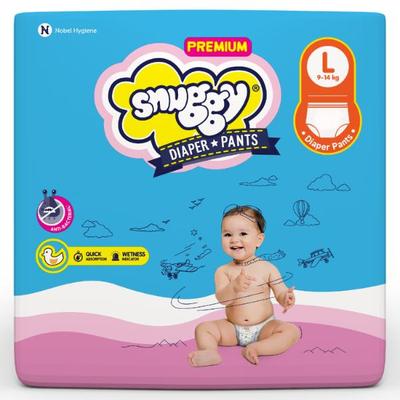 Snuggy Premium Baby Diaper Pants (L) 62's - Diapers & Wipes