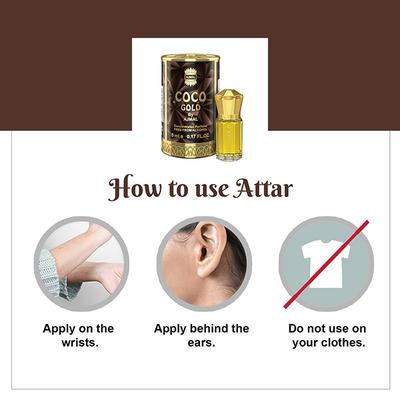 Ajmal Coco Gold Concentrated Perfume Free From Alcohol for Women 5 ml - Women Perfumes (Edt/Edp)