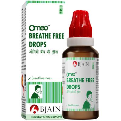 Bjain Omeo Breathe Free Drops 30 ml - Homeopathic Drops