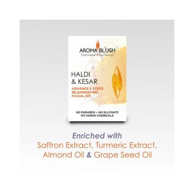 Aroma Blush Haldi & Kesar Facial Kit 65.0 gm - Facial Kits