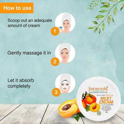 Aryanveda Apricot Whip Moisturising Cream 90 gm - Day Cream