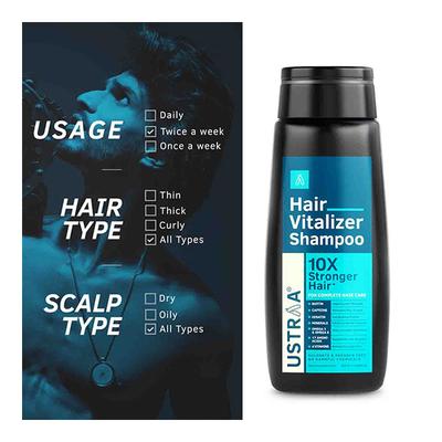 Ustraa Hair Vitalizer Shampoo 250 ml - Shampoos