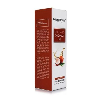 Greenberry Organics Organic Coconut Oil 100 ml - Hair Oils
