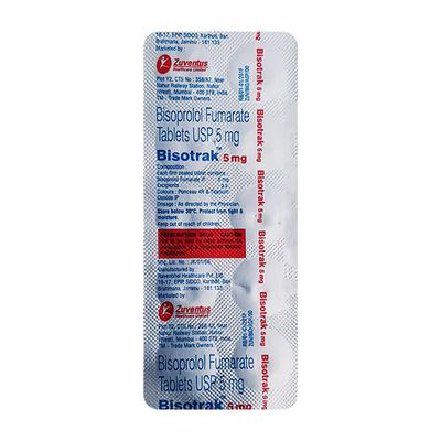 BISOTRAK 5mg Tablet 10's - Hypertension-Bet