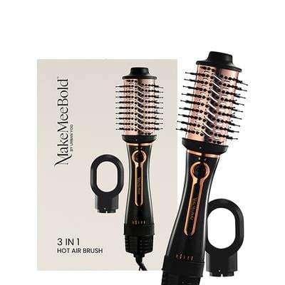 Urban Yog MakeMeeBold 3-in-1 Hot Air Brush Hair Dryer Hair Straightener Volumizer Blow Dryer 800 gm - Hair Dryers