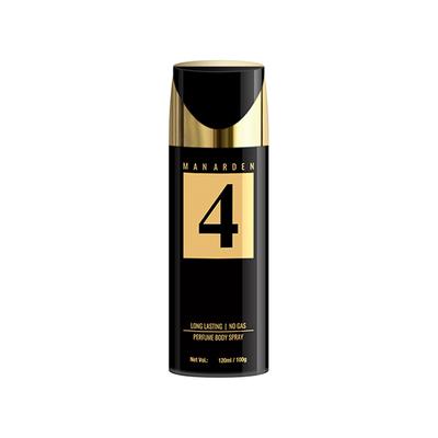 Man Arden 4 Deodorant, No Gas Deo for Men, Long Lasting Ultra Luxury Perfume Body Spray 120 ml - Men Deodorants/Roll-Ons
