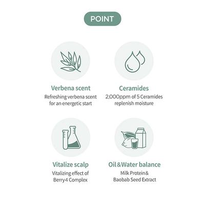 Milk Baobab High Cera Shampoo Verbena 500 ml - Shampoos