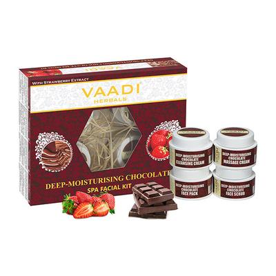 Deep-Moisturising Chocolate SPA Facial Kit with Strawberry Extract 70 gm - Facial Kits