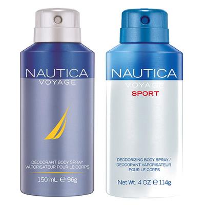 Nautica Voyage + Voyagesport Deo Combo Set - Pack of 2 300 ml - Deodorants/Roll-Ons