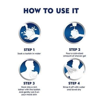 Nivea Men Active Clean Stimulating + Active Charcoal Shower Gel 250ml - Shower Gels & Body Wash