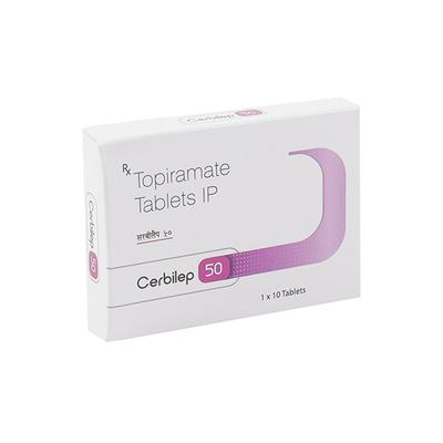 CERBILEP 50 Tablet 10's - Epilepsy/Convulsion-Ant