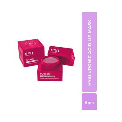 ENN Pucker Hydrating Lip Mask With Hyaluronic Acid Bubblegum 6 gm - Others