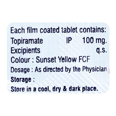 NUTOP 100 Tablet 10's - Epilepsy/Convulsion-Ant