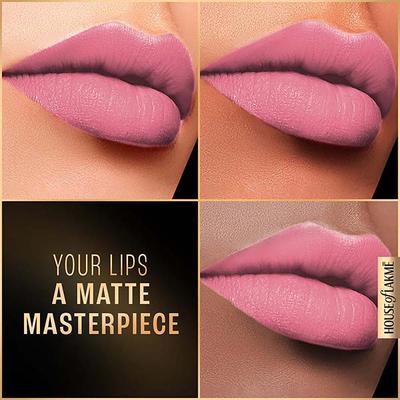 Lakme Forever Matte Liquid Lip, 16hr Lipstick, Pink Parfait 5.6ml - Liquid Lipsticks