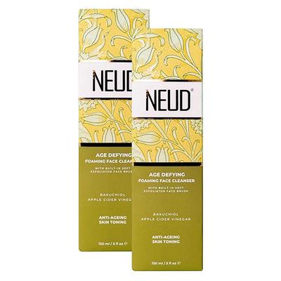 NEUD Age Defying Foaming Face Cleanser With Apple Cider Vinegar and Bakuchiol (150ml X 2) 2's - Skin-Treatment