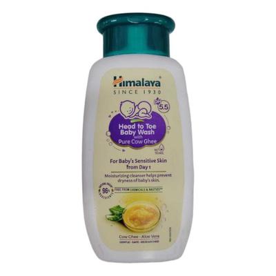 Himalaya Head to Toe Baby Wash with Pure Cow Ghee 100 ml - Baby Body Wash