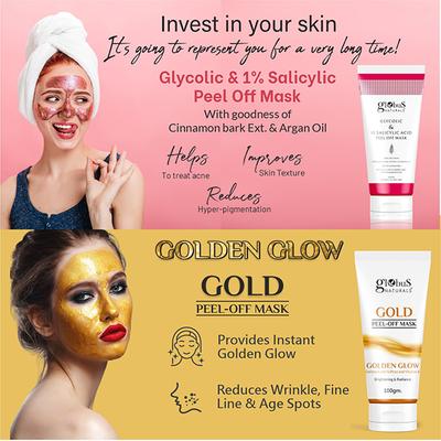 Globus Naturals Brightening & Anti Acne Peel Off Mask Combo 1's - Masks & Peels