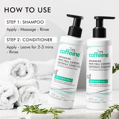 mCaffeine Caffexil Advanced Hair Fall Control Shampoo & Conditioner500ml 500 ml - Conditioners