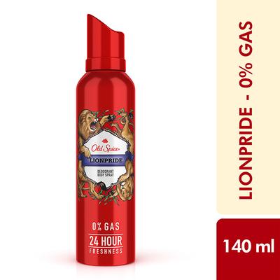 Old Spice Lionpride No Gas Deodorant Body Spray Perfume for Men 140ml - Men Deodorants/Roll-Ons