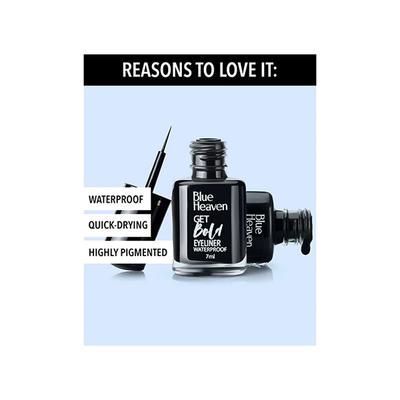 Blue Heaven Get Bold Eyeliner (Waterproof) Black Diamond 7 ml - Eyeliners
