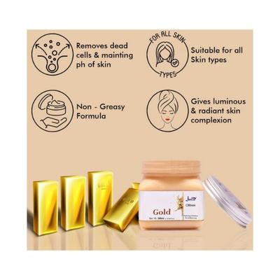 Jeva Gold Brightening and Radiance Face and Body Cream 380 ml - Lotions & Creams