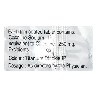 Neuciti 250mg Tablet 10'S - Nootropics And Neurotrophics