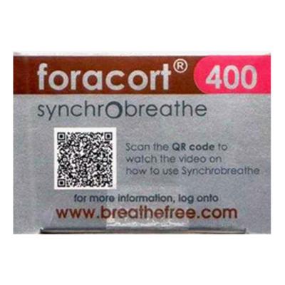 FORACORT 400 SYNCHROBREATHE WITH DOSE COUNTER 120md Inhaler 7.2g - Asthma/COPD-Ast