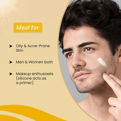 Fixderma Shadow SPF 50 Silicone Matte Face Cream 50 gm - Night Cream