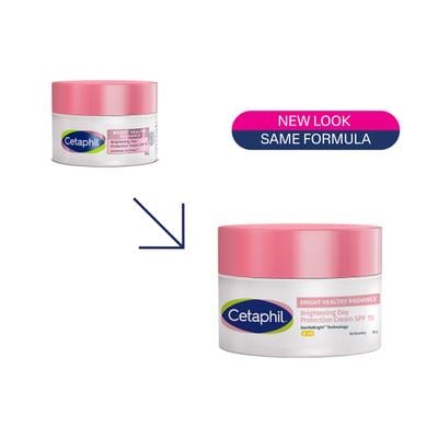 CETAPHIL BRIGHT HEALTHY RADIANCE SPF 15 BRIGHTENING DAY PROTECTION Cream 50gm - Body Sunscreen