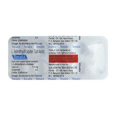 Tetrafol Tablet 10'S - Iron Supplement/Anaemia-Vma