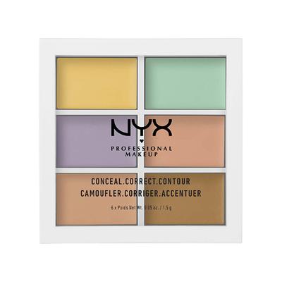 Nyx Professional Makeup Conceal, Correct, Contour Palette - Color Correcting Concealer 9 gm - Contour