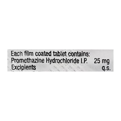 Phenergan 25mg Tablet 10'S - Allergies-Ant