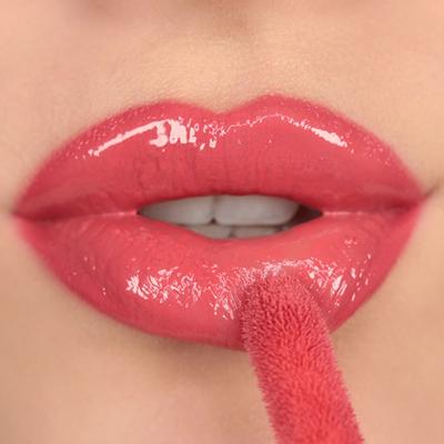 Makeup Revolution Pout Bomb Plumping Gloss Peachy Coral 4.6ml - Lip Glosses