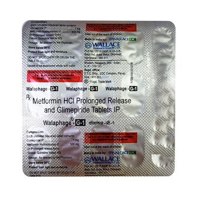 Walaphage G1 Tablet 15'S - Diabetes-Ant