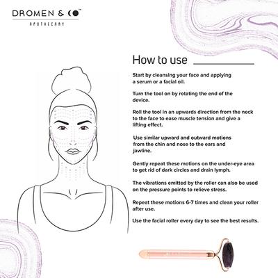 Dromen & Co Amethyst Electric Roller 195 gm - Massagers