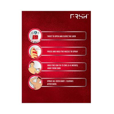 Frsh Dedorant Body Spray - Hero-Pack Of 2 400 ml - Men Deodorants/Roll-Ons