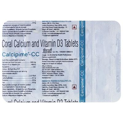 CALCIPIME CC Tablet 10's - Supplements-Vam