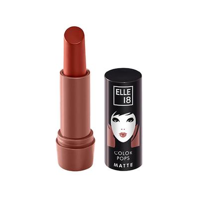 Elle 18 Color Pops Matte, Nude Trip, Matte Finish, Moisturising Lipstick 4.3 g - Lipsticks