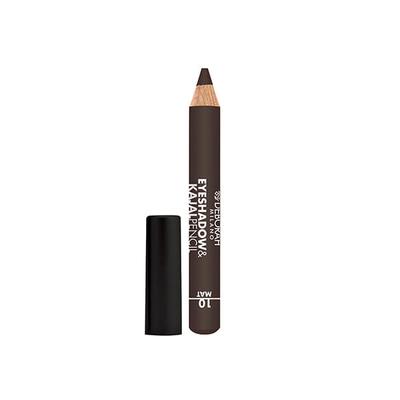 Deborah Milano Eyeshadow&Kajal Pencil - 10 Mat Brown 2 gm - Eyeshadow, Bases & Primers