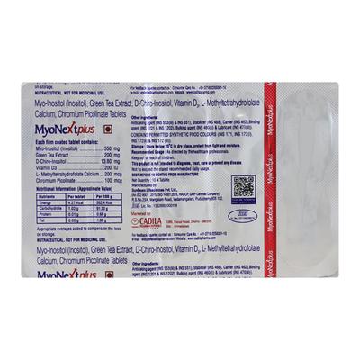 MYONEXT PLUS Tablet 10's - Supplements-Sup