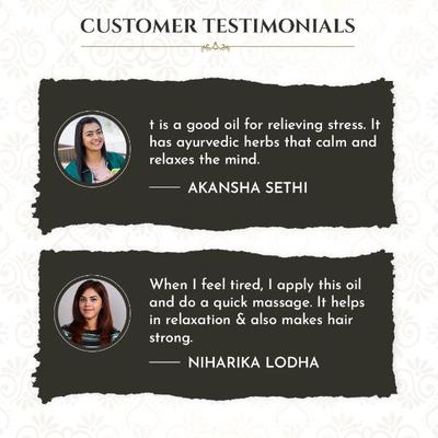 Khadi Essentials Amla Bhringraj Rosemary Hair Oil for Stress Pain Relief Hair Growth 200 ml - Hair Oils